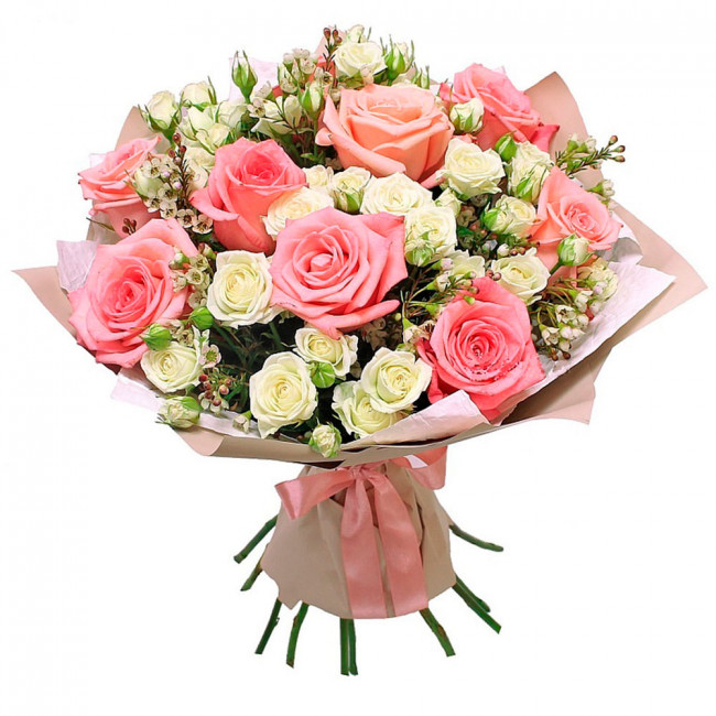 Букет цветов "Лепестки любви"